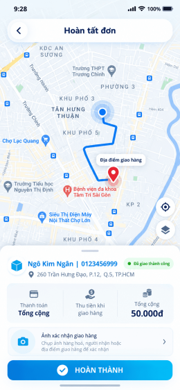 App vận chuyển